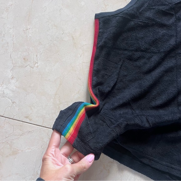 Aviator Nation Like New Terry Cloth Rainbow Tank Sz medium - Picture 3 of 6